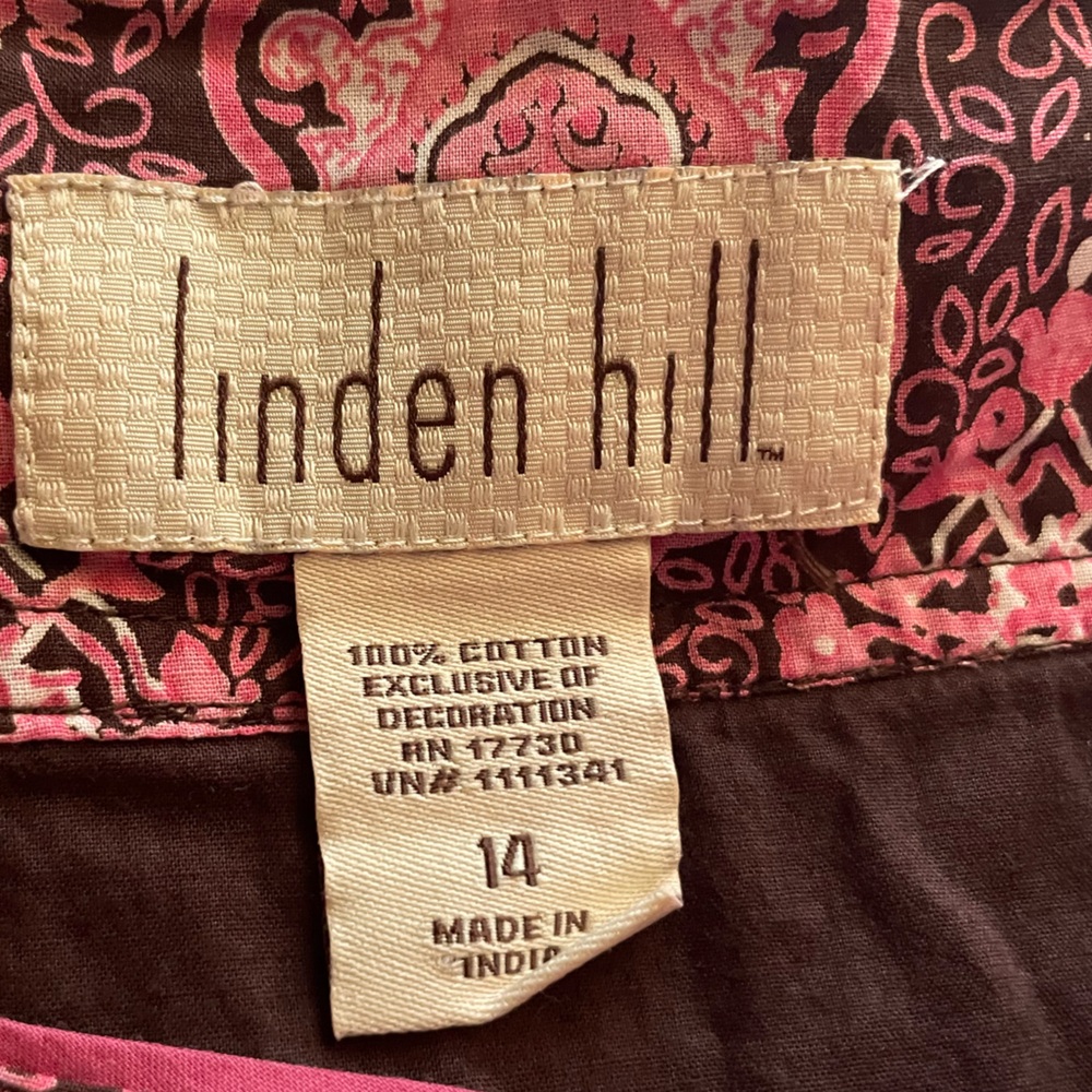 SOLD Linden Hill Women’s Size 14 Midi A-line Skirt - Picture 4 of 11